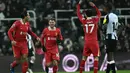 Di babak kedua, Liverpool bangkit dan berhasil menyamakan kedudukan lewat aksi Curtis Jones pada menit ke-50. (Paul ELLIS/AFP)