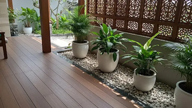 Teras Kayu Minimalis