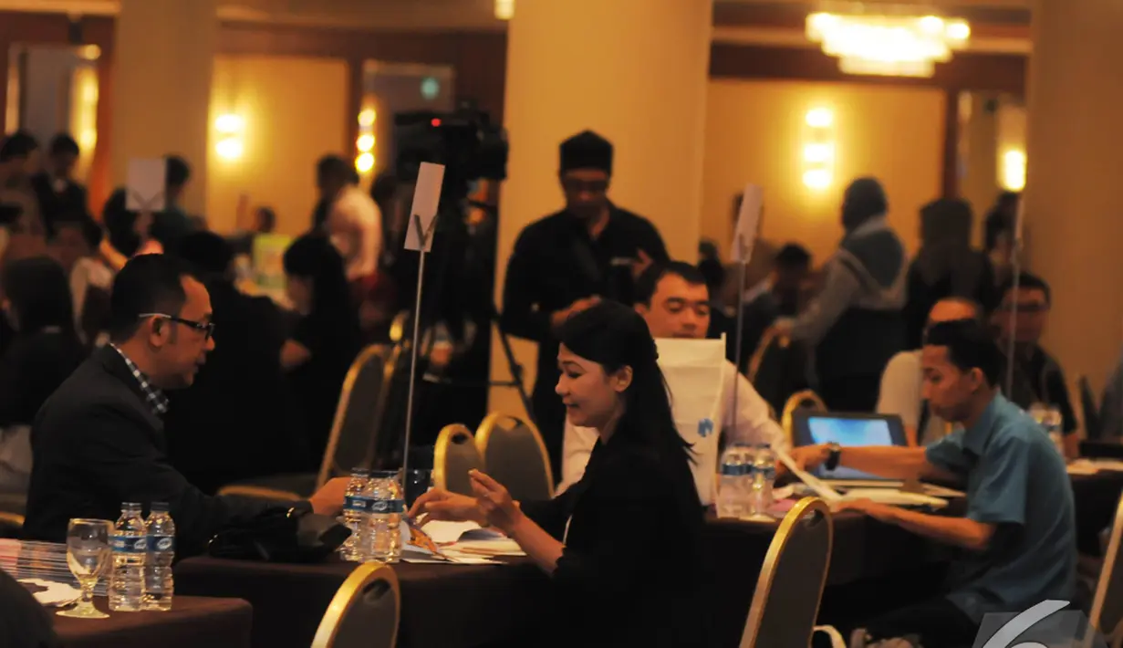 Dalam acara Forum Table Top, Pemerintah Provinsi DKI Jakarta menargetkan transaksi sekitar Rp15 miliar, Jakarta, Rabu (3/12/2014). (Liputan6.com/Herman Zakharia)