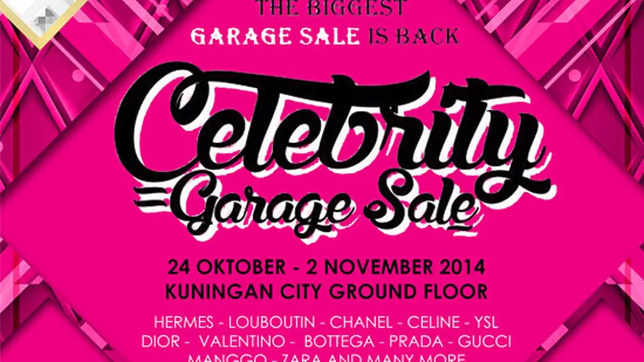 Hari Ini Terakhir! Garage Sale Selebriti, Harga Mulai Rp 25 Ribu