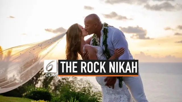 Dwayne Johnson alias The Rock resmi menikahi kekasihnya Lauren Hashian di Hawaii. The Rock dan Lauren sebelumnya berpacaran selama 12 tahun.