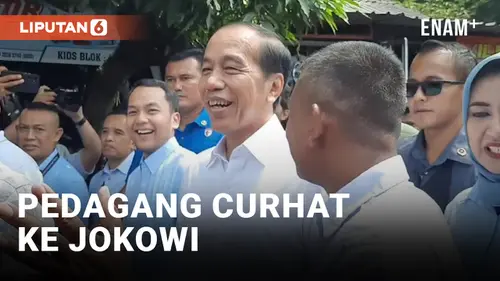VIDEO: Jokowi Blusukan ke Pasar Klitikan Notoharjo