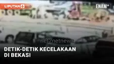 Detik-detik Kecelakaan Bekasi Terekam CCTV