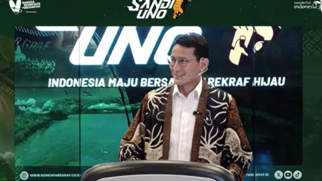 Menparekraf Sandiaga Uno dalam The Weekly Brief with Sandi Uno, Senin, 22 Juli 2024
