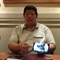  Pengamat Gadget Lucky Sebastian saat ditemui di Jakarta, Senin (11/9/2017). (Liputan6.com/ Agustin Setyo Wardani)