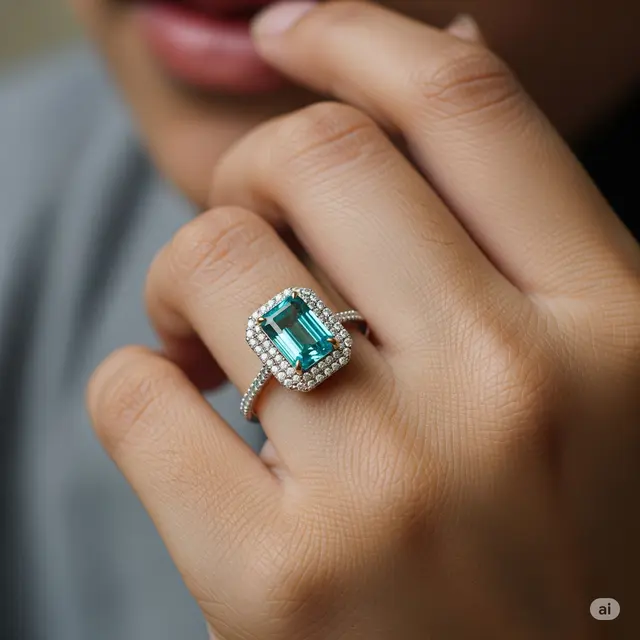 Model Cincin Batu Wanita Elegan. Foto: Gemini