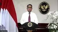 Menteri Perhubungan Budi Karya Sumadi resmi membuka Posko Angkutan Natal 2022 dan Tahun Baru 2023 (Nataru).