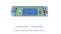 Google Doodle Menyambut US Open Tennis 2015 (sumber : google.co.id)