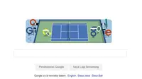 Google Doodle Sambut Pembukaan US Open Tennis 2015