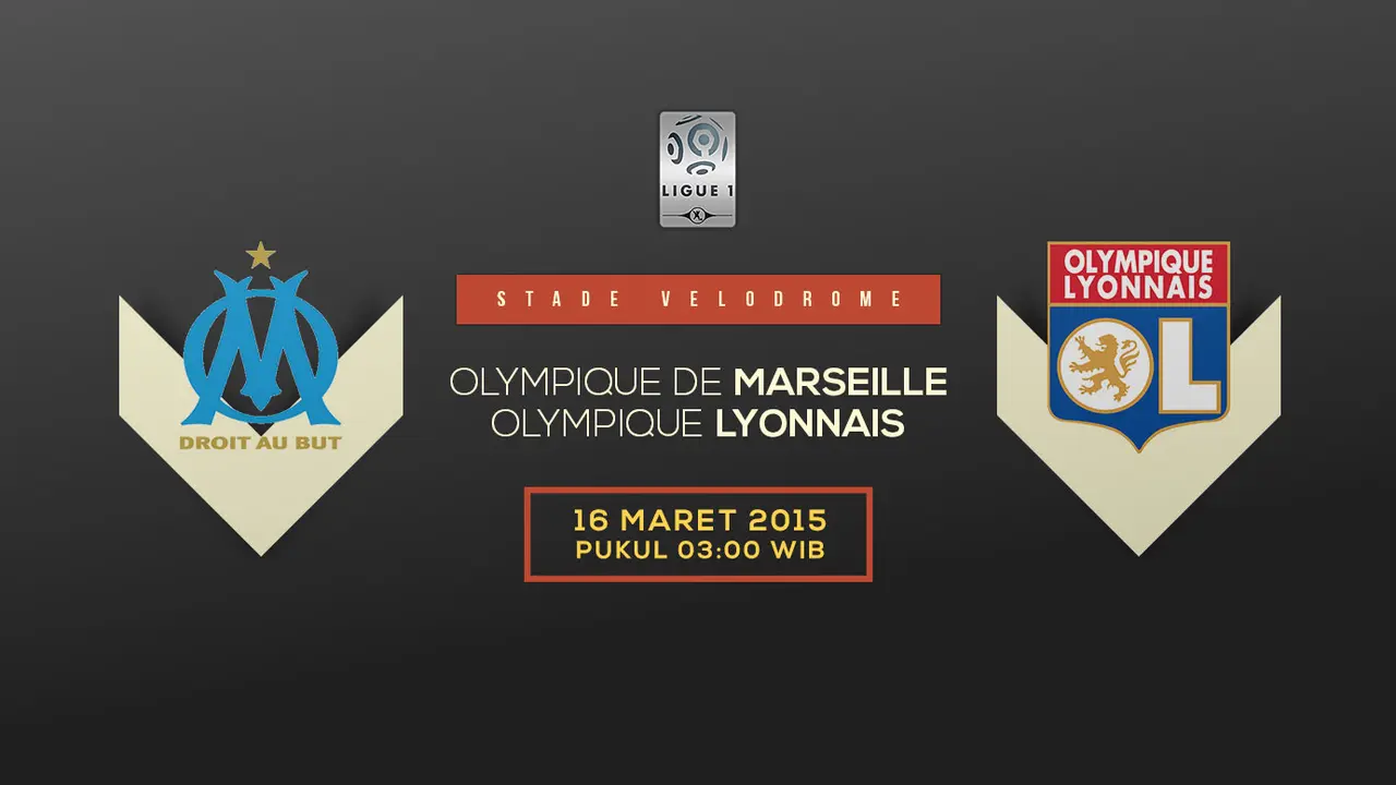 Prediksi Olympique de Marseille vs Olympique Lyonnais (Liputan6.com/Yoshiro)