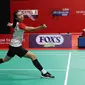 Chiara Marvella Handoyo mengalahkan Aurelia Salsabila 21-14 dan 21-18 dalam penyisihan Grup A Liga PB Djarum di GOR PB Djarum, Jati, Kudus, Rabu (8/7/2020). (foto: PB Djarum)