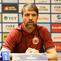 Pelatih Persija Jakarta, Mauricio Souza dalam jumpa pers jelang pertandingan melawa Persis Solo di Staidon Utama GBK, Minggu (26/4). (Bola.com/Abdul Aziz)