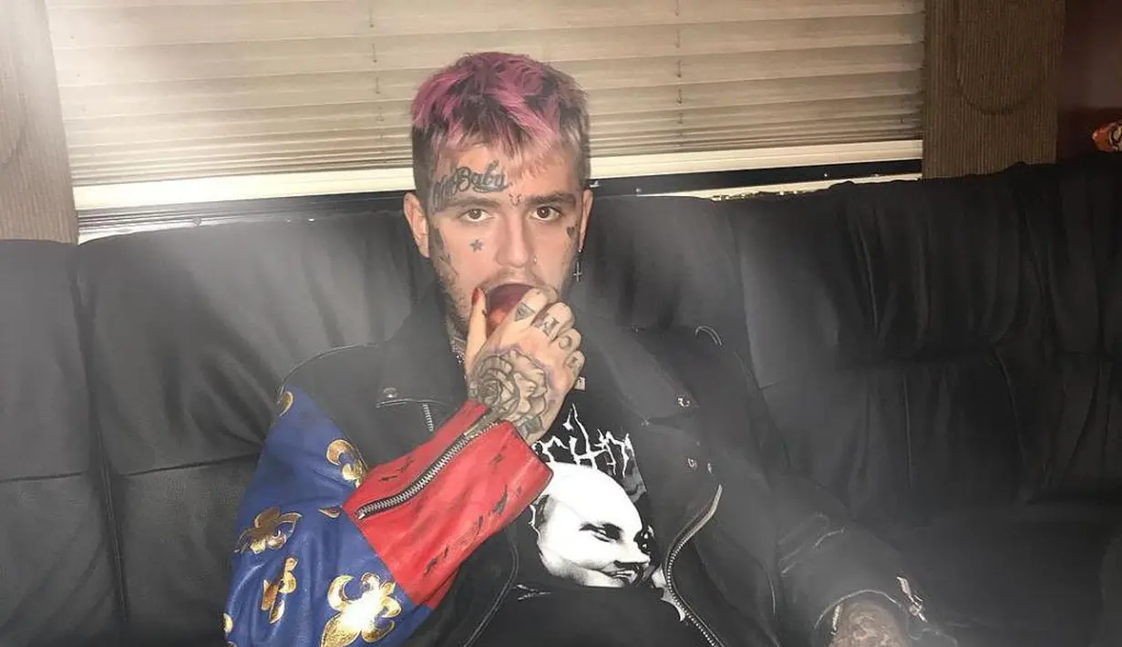 Penyebab kematian rapper Lil Peep akhirnya terbongkar oleh tim toxicology. (Instagram/arzaylea)