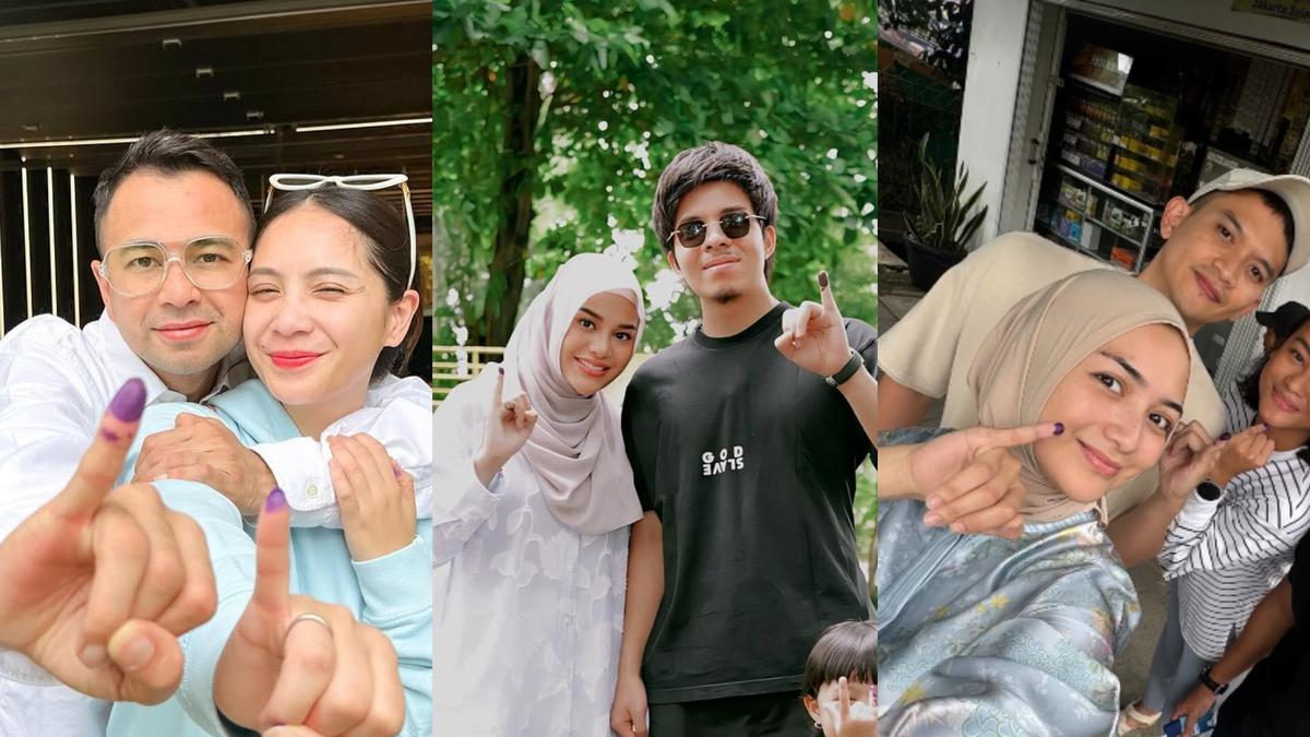 Adu Gaya Pasutri Seleb Nyoblos di Pilkada 2024, Ada Raffi Ahmad-Nagita Slavina hingga Atta Halilintar-Aurel Hermansyah