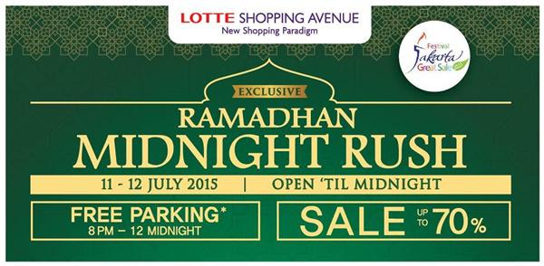 Belanja makin seru dengan paket Ramadan Midnight Rush | Photo: Copyright Doc Vemale.com