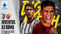 Link Live Streaming Big Match Liga Italia : Juventus Vs AS Romadi Vidio Malam Ini. (Sumber : dok. vidio.com)