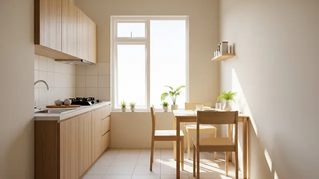 Desain Kitchen Set Kecil Murah Budget 10 Juta/ Ilustrasi AI