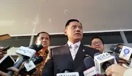 Menteri Koordinator (Menko) Bidang Infrastruktur dan Pembangunan Wilayah, Agus Harimurti Yudhoyono (AHY). (Liputan6.com/ Ady Anugrahadi)