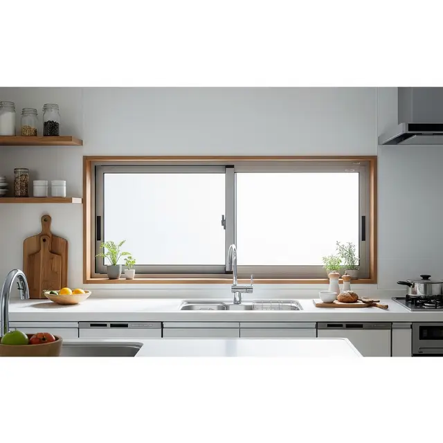 Model Jendela Dapur Minimalis (Image by Gemini AI)