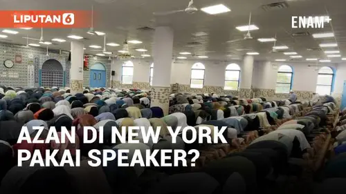 VIDEO: Azan Bergaung Bebas di Masjid di New York City