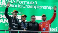 Lewis Hamilton sukses menaiki podium pada Formula 1 (F1) GP China. (Dok. X/Formula 1)