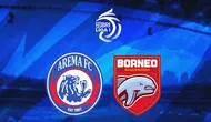 BRI Liga 1 - Arema FC Vs Borneo FC (Bola.com/Adreanus Titus