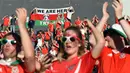 Apalagi Piala Eropa 2016 adalah penampilan pertama Wales di putaran final Piala Eropa. (AFP/Remy Gabalda)