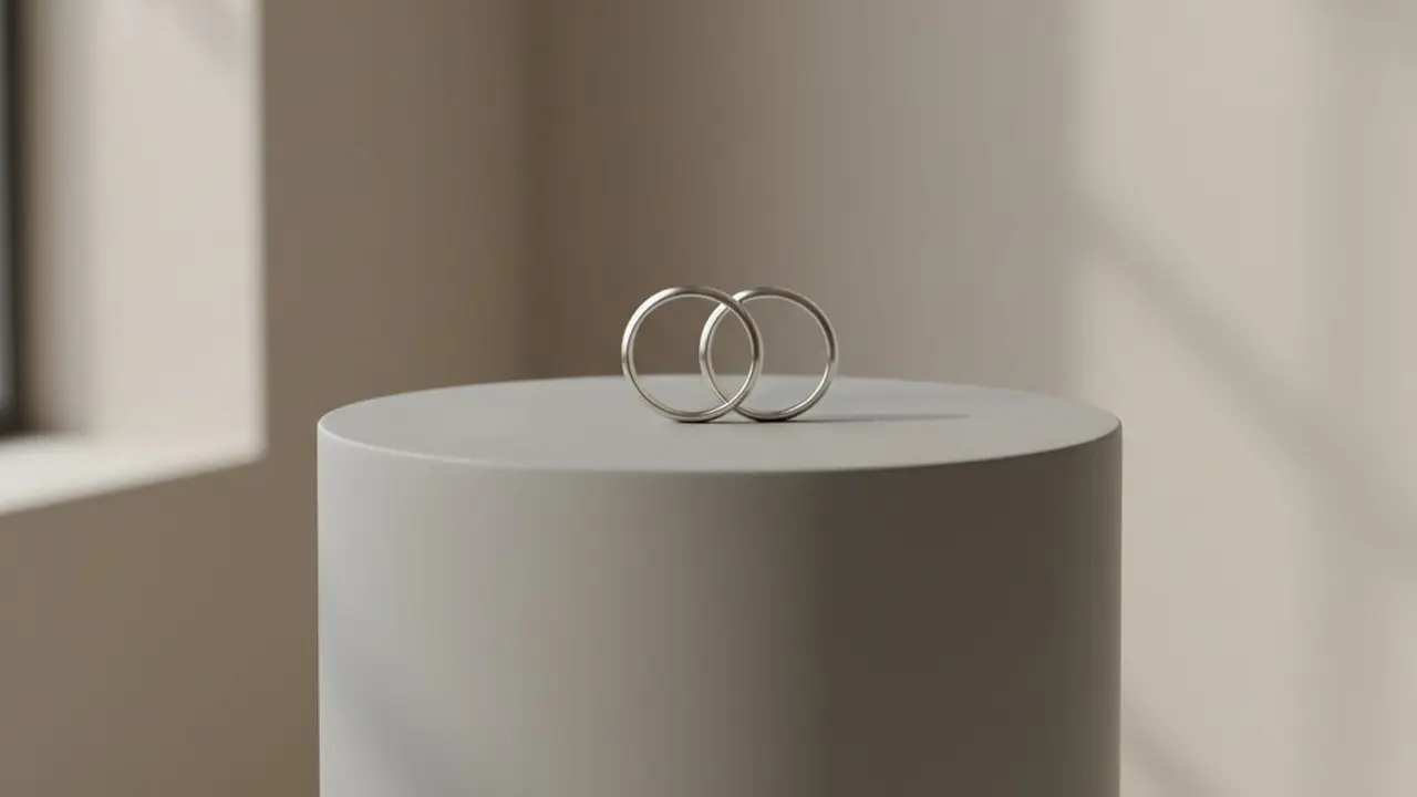 Model Cincin Nikah Polos/Ilustrasi AI