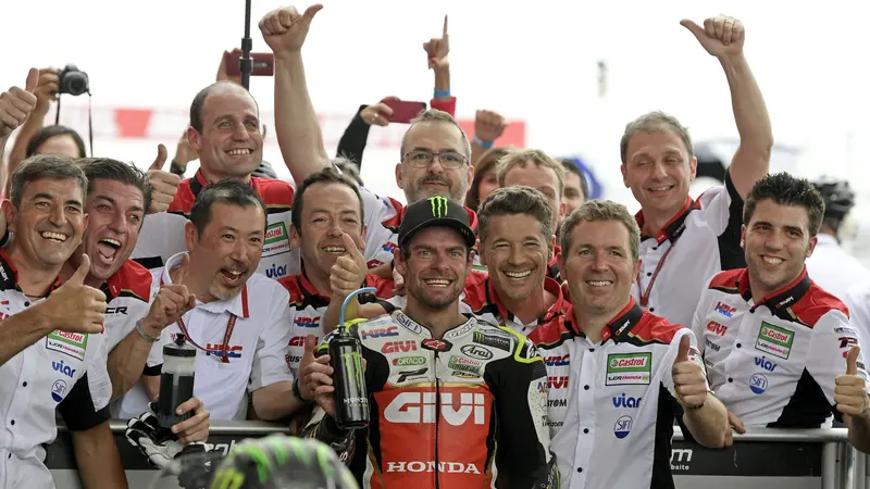 FOTO: Crutchlow Tercepat di MotoGP Argentina, Marquez-Rossi Senggolan