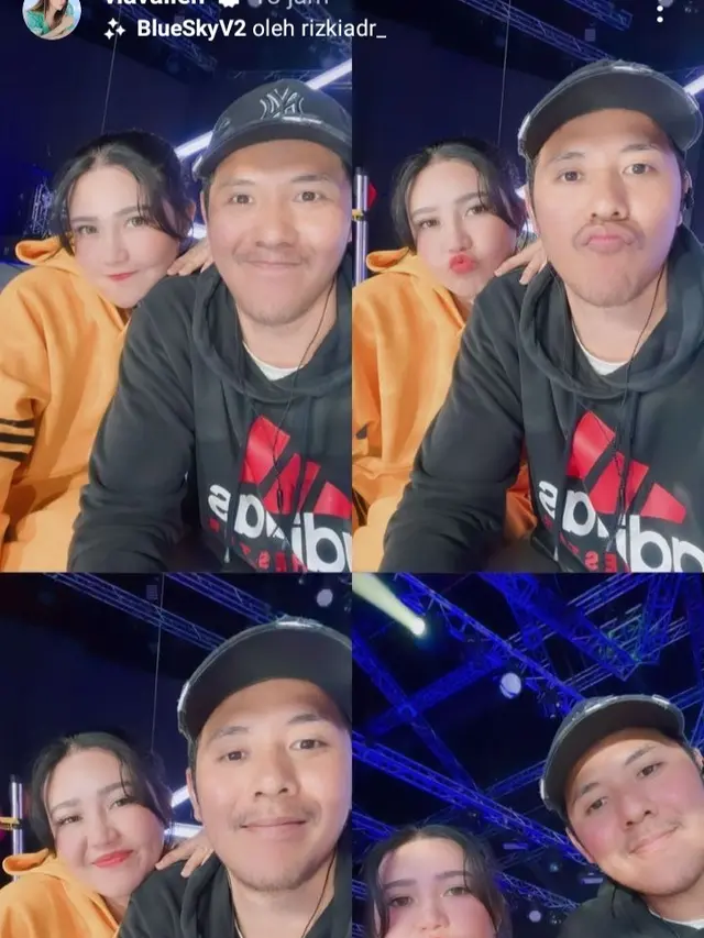 Via Vallen saat gladi resik HUT Indosiar ke-28 Konser INDOSIA28EST (Foto: Instagram/viavallen)