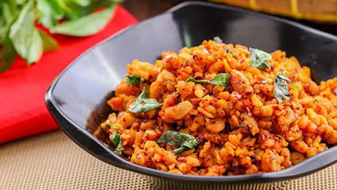 Tempe sambal bawang kemangi/copyright Dapur KOBE