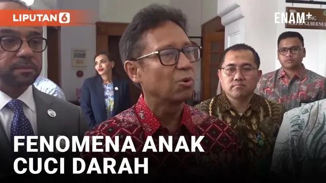 Marak Cuci Darah pada Anak, Menkes Buka Suara