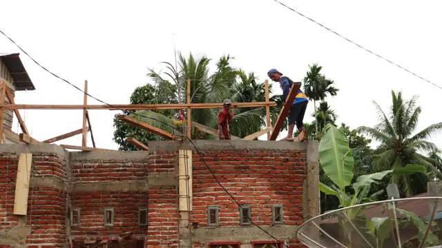 Program bedah rumah di Kabupaten Pasaman Barat, Sumatera Barat. (Dok. Kementerian PUPR)