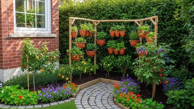 Desain Taman Buah Kecil di Pojok Pekarangan Rumah/Gemini AI