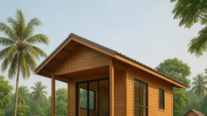 Model Rumah Kayu Modular