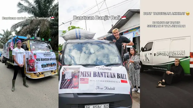 Aisar Khaled sharing kegiatan berbaginya melalui Instagram