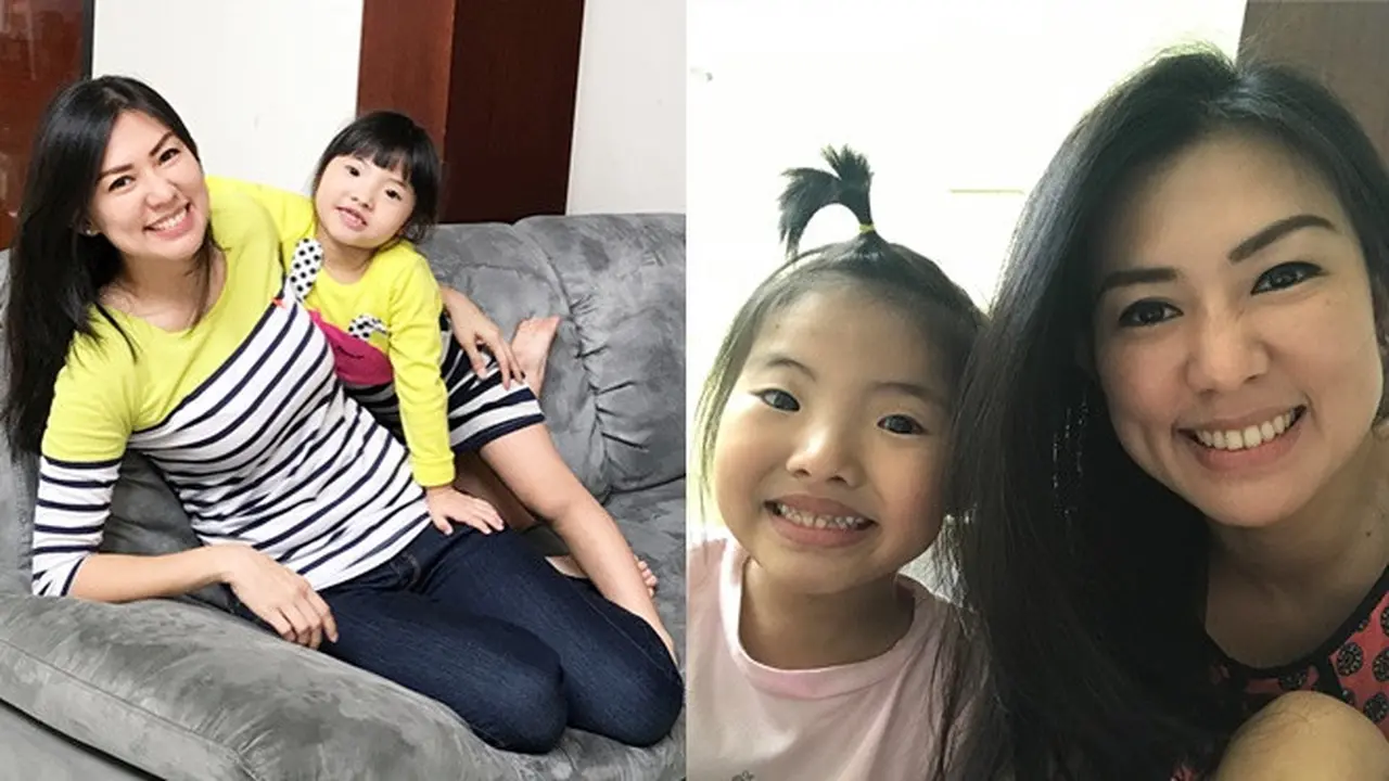 6 Momen Kebersamaan Aida Chandra, Istri Delon dengan Buah Hatinya