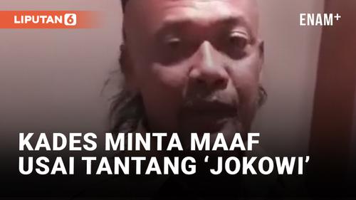 VIDEO: Kades di Grobogan Minta Maaf Usai Sesumbar Bisa Urus 'Jokowi'
