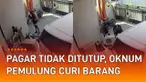Sekumpulan oknum pemulung curi barang elektronik di rumah warga mengundang perhatian.