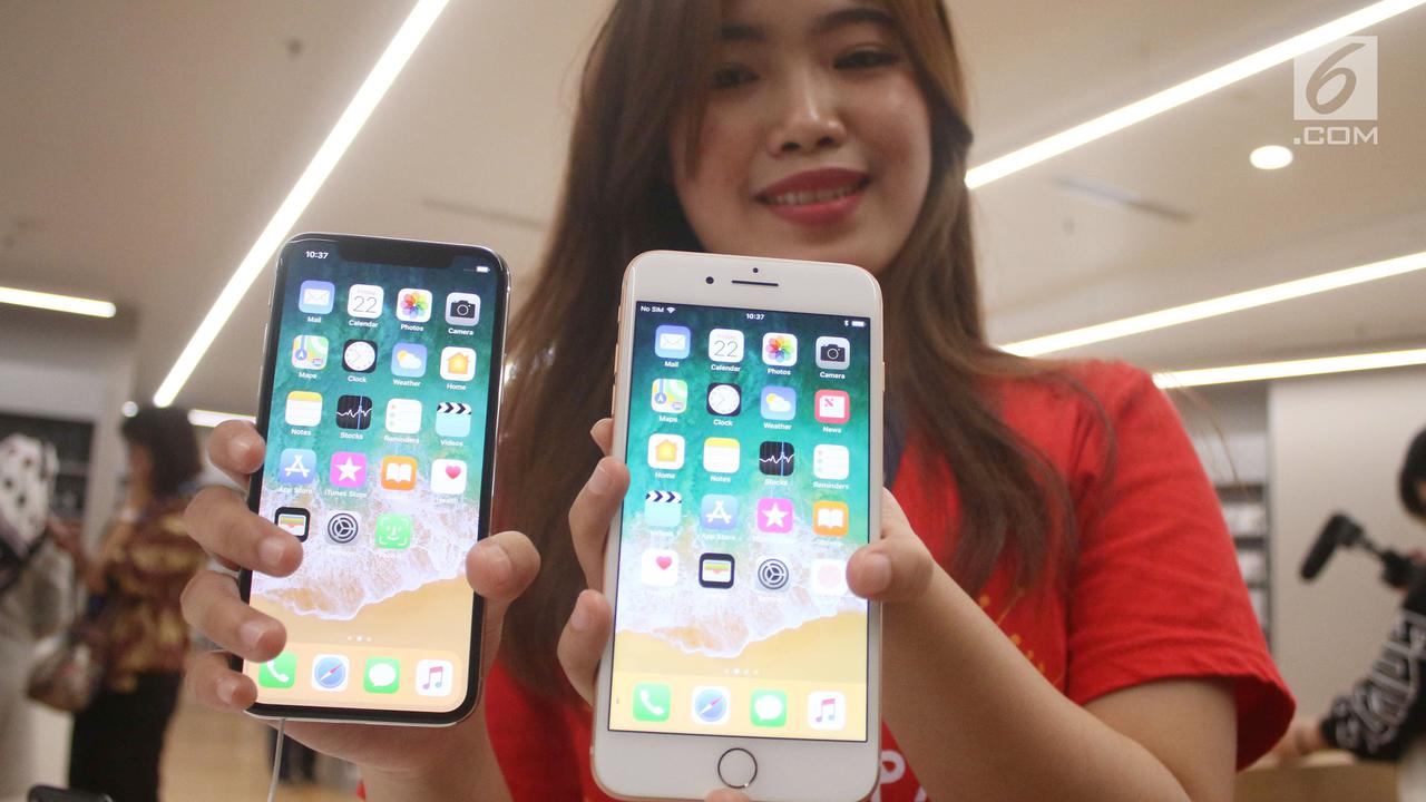 PHOTO: Rela Antre Demi Dapatkan iPhone x dan iPhone 8