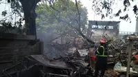 Gudang Pengolahan Limbah RSUD Kabupaten Bekasi Terbakar