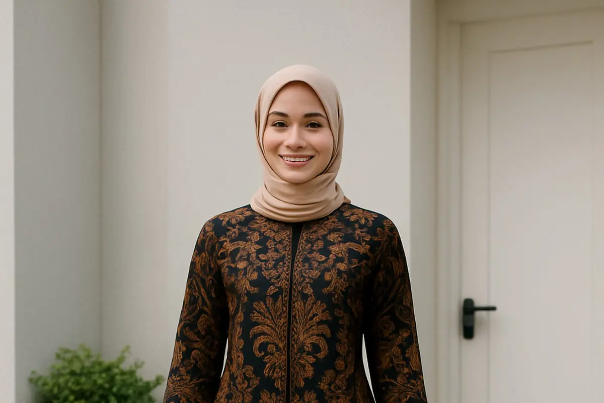 Tunik Batik A-Line yang Bisa Membuat Penggunanya Tampak Ramping/Via Chat GPT