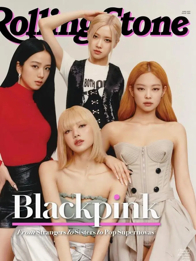 Jadi Grup Wanita Asia Pertama, Intip Potret BLACKPINK Tampil Garang Hiasi Sampul Majalah Rolling Stone