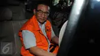 Direktur PT Citra Gading Asritama (CGA), Ichsan Suaidi usai jalani pemeriksaan di Gedung KPK, Jakarta, (23/02). Ichsan Suaidi terjerat kasus dugaan pemberian suap untuk penundaan pengiriman salinan putusan kasasi di MA. (Liputan6.com/Helmi Afandi)