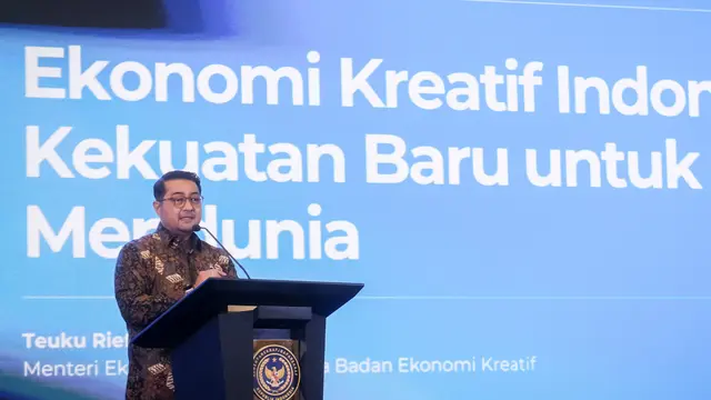 Menteri Ekonomi Kreatif/Kepala Badan Ekonomi Kreatif (MenEkraf/KaBekraf) Teuku Riefky Harsya. (dok Kementerian Ekonomi Kreatif)