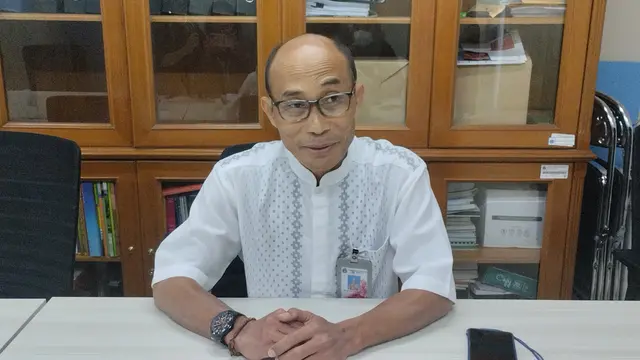 Inspektur Pembantu II Deden Bahtiar di Ruang Inspektorat DKI Jakarta, Jumat (31/3/2023)