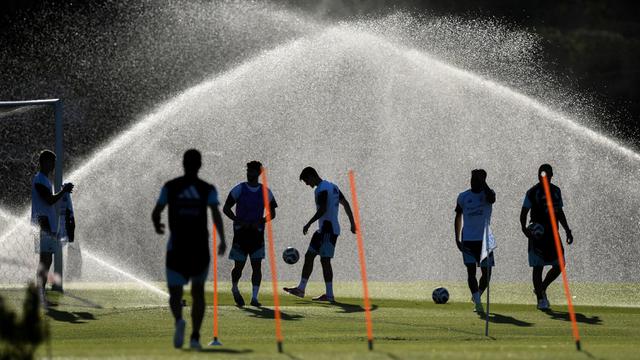 Foto: Mengintip Latihan Lionel Messi Dkk Jelang Laga Uji Coba Argentina Vs Mauritania