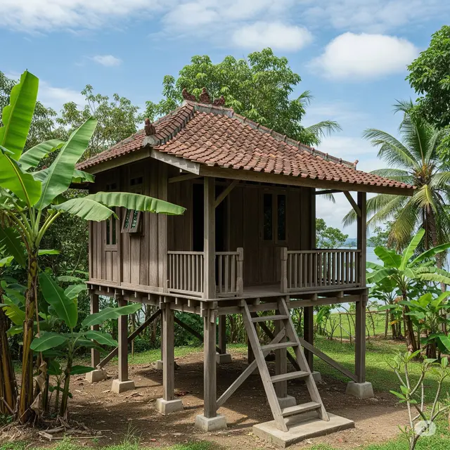 Rumah Panggung Minimalis (4x4 m)