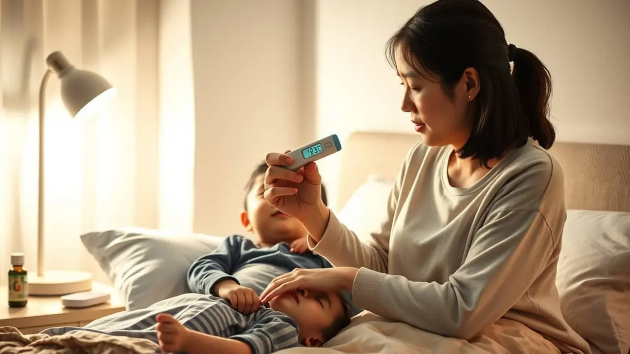 cara mengatasi anak demam di malam hari