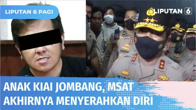 Tersangka pencabulan santriwati yang masuk DPO Polda Jawa Timur akhirnya menyerahkan diri. Putra dari Kiai Ponpes Shiddiqqiyah tersebut langsung dibawa ke Mapolda Jawa Timur. Kemenag cabut izin operasional pesantren.